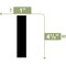 Ekena Millwork 4 1/2"W x 1"T x 96"L S4S Board, PVC S4S54X5X96SWPV - alternate 2
